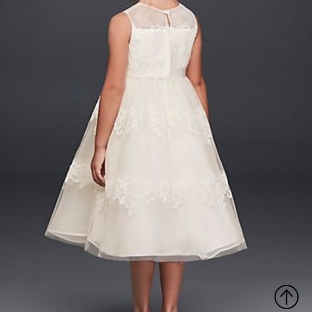 David’s Bridal flower girl dress